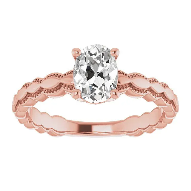 Rings Rose Gold Solitaire Ring Oval Old Mine Cut Real Natural Earth Mined Diamond 325 Carats HarryChadEntcom Rings Rose Gold Solitaire Ring Oval Old Mine Cut Real Natural Earth Mined Diamond 325 Carats HarryChadEntcom