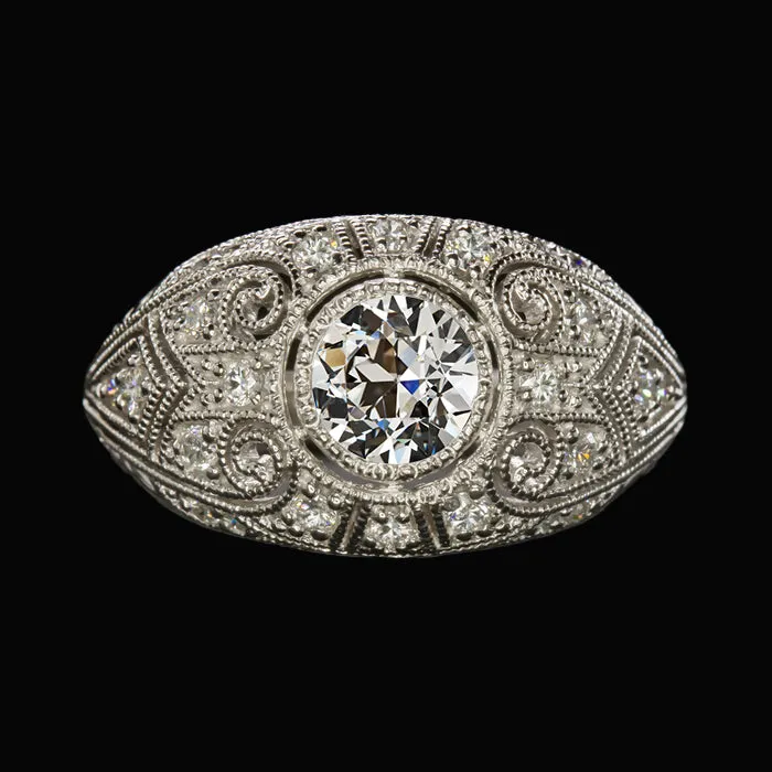 Rings Round Old Miner Genuine Natural Earth Mined Diamond Ring Milgrain Antique Style 275 Carats HarryChadEntcom Rings Round Old Miner Genuine Natural Earth Mined Diamond Ring Milgrain Antique Style 275 Carats HarryChadEntcom