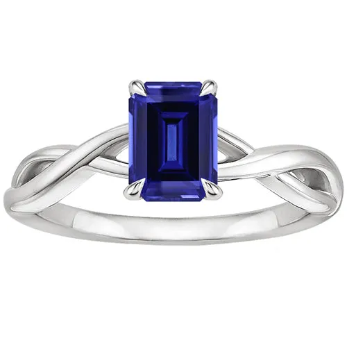 Rings Solitaire Ring White Gold 14K Emerald Blue Sapphire 3 Carats HarryChadEntcom Rings Solitaire Ring White Gold 14K Emerald Blue Sapphire 3 Carats HarryChadEntcom