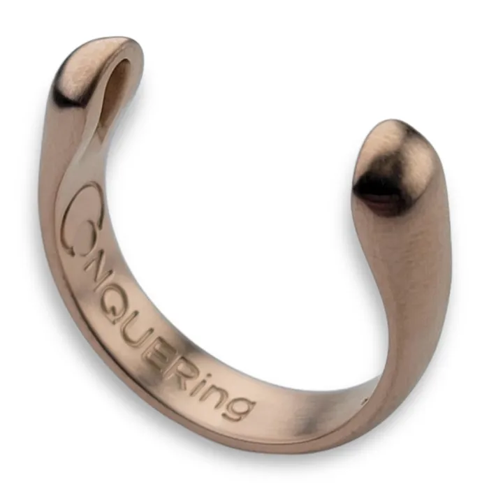 Rose Gold AlaDune Ring Band MyCONQUERing Rings