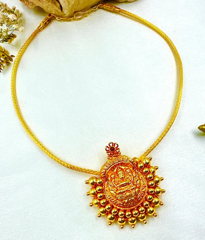 Silversmith Necklaces The Avahati Silver Lakshmi Necklace