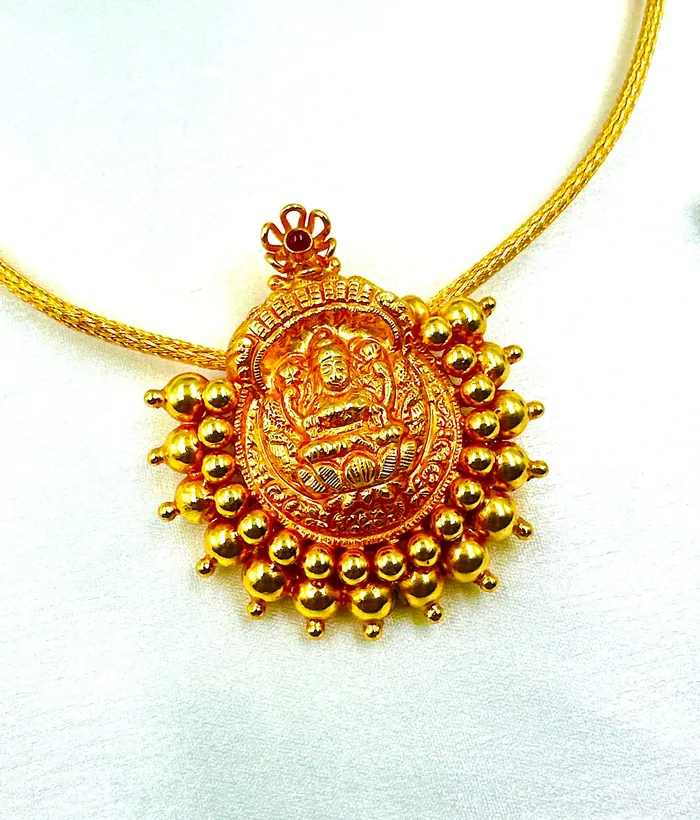 Silversmith Necklaces The Avahati Silver Lakshmi Necklace