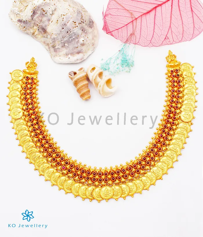 Silversmith The Shreeda Silver Kemp Kasu Necklace Necklaces
