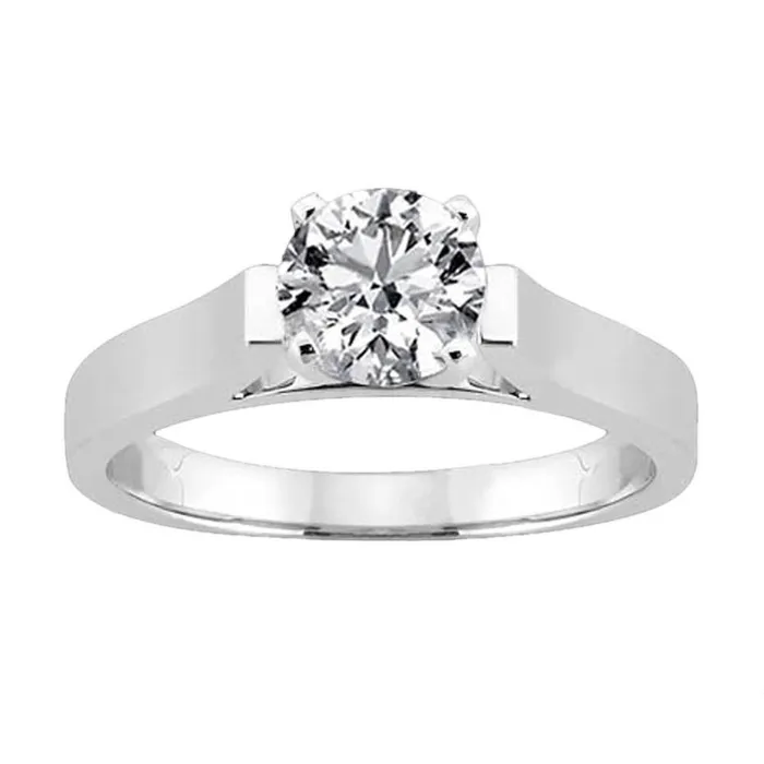 Solitaire Natural Earth Mined Diamond Jewelry Ring 251 Cts White Gold 14K GB Rings Solitaire Natural Earth Mined Diamond Jewelry Ring 251 Cts White Gold 14K GB Rings