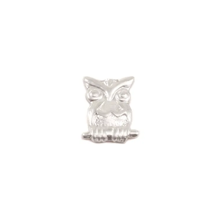Sterling Silver Owl Solderable Accent 9mm 35 x 7mm 27 24 Gauge Pack of 5 AP Necklaces