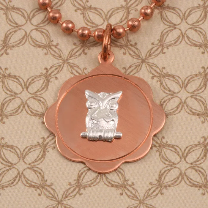 Sterling Silver Owl Solderable Accent 9mm 35 x 7mm 27 24 Gauge Pack of 5 AP Necklaces