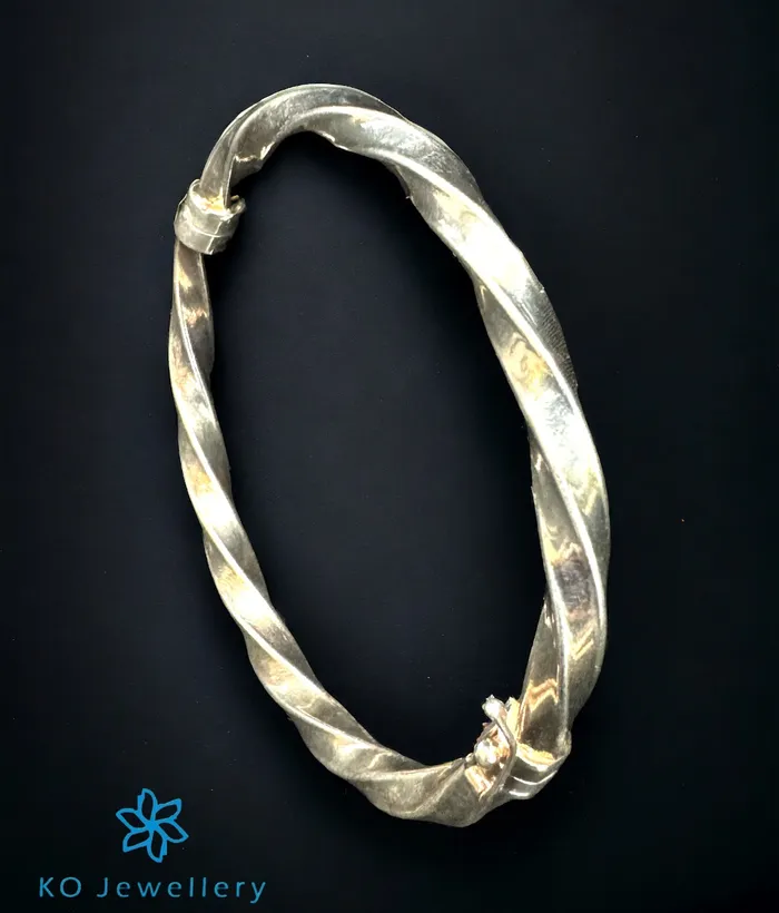The Ashley Silver Openable Bracelet Size 26 Jaipur Bracelets