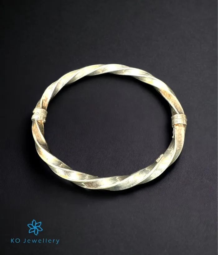 The Ashley Silver Openable Bracelet Size 26 Jaipur Bracelets