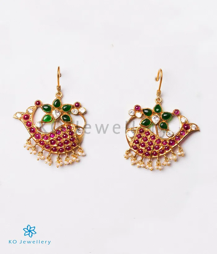 The Jalaja Silver Fish Earrings Silversmith Earrings