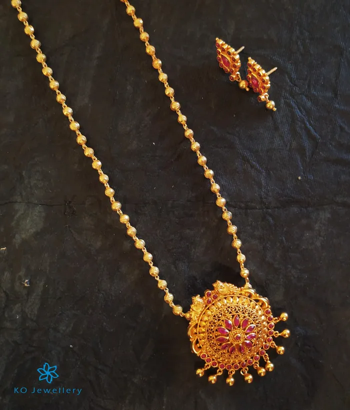 The Prerna Silver Peacock Necklace Silversmith Necklaces