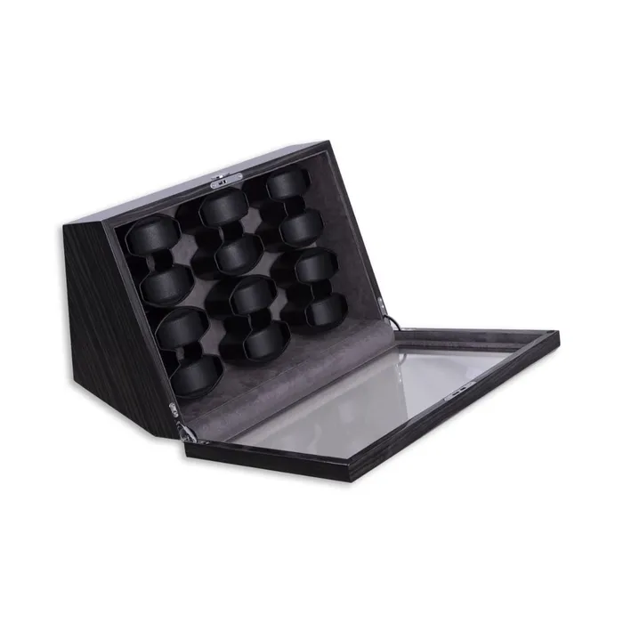 Watches Bey Berk Bey Berk Cosmo Polished Ash Wood Twelve Watch Winder Watches Bey Berk Bey Berk Cosmo Polished Ash Wood Twelve Watch Winder