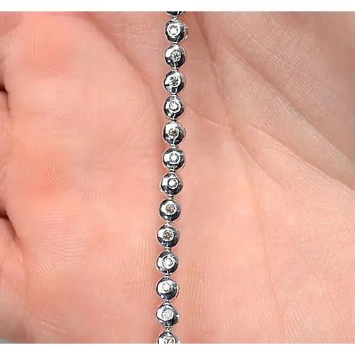 Women Natural Earth Mined Diamond Tennis Bracelet 550 Carats Round White Gold Jewelry New GB Bracelets Women Natural Earth Mined Diamond Tennis Bracelet 550 Carats Round White Gold Jewelry New GB Bracelets